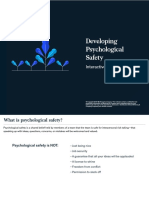Developing Psychological Safety Workbook