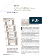 E-Validation: A Method For Electronic Validation Protocol Generation, Approval, and Execution
