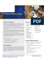 Power BI Boot Camp: Course Topics Course Overview