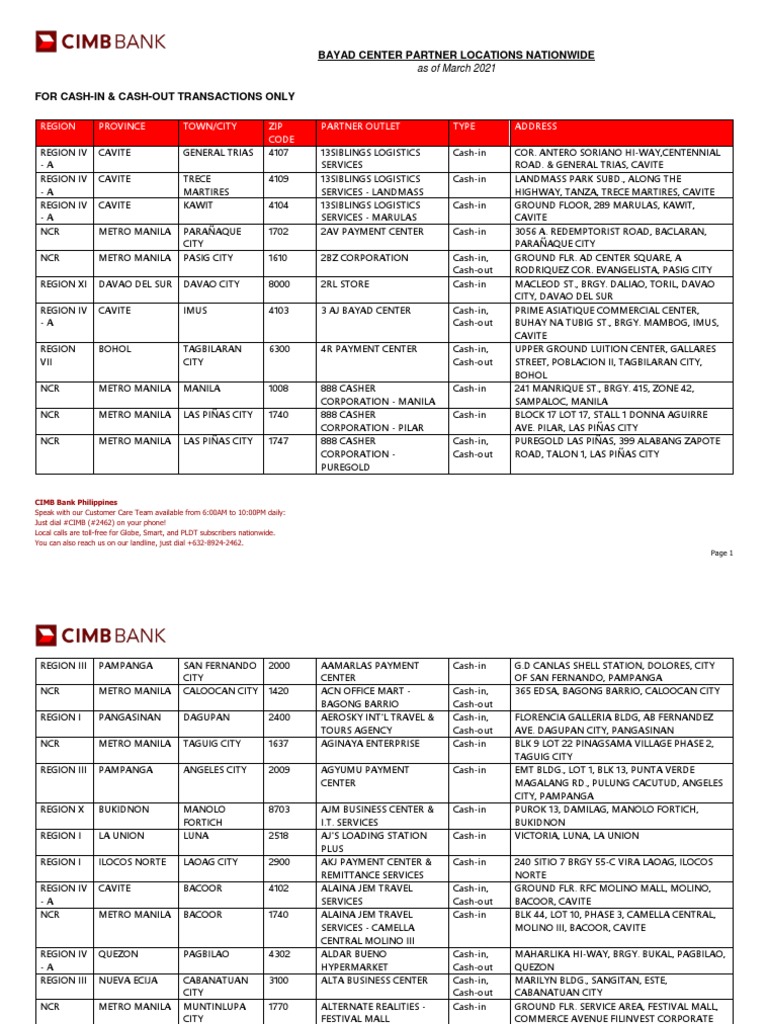 Bayad Center Near Manila Metro Manila