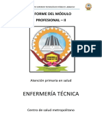 Informe Del Modulo Profesional