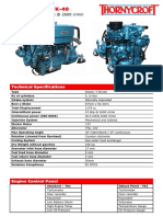 Thornycroft Tk-40: 4-Cylinders in Line 43 BHP at 2600 R/min