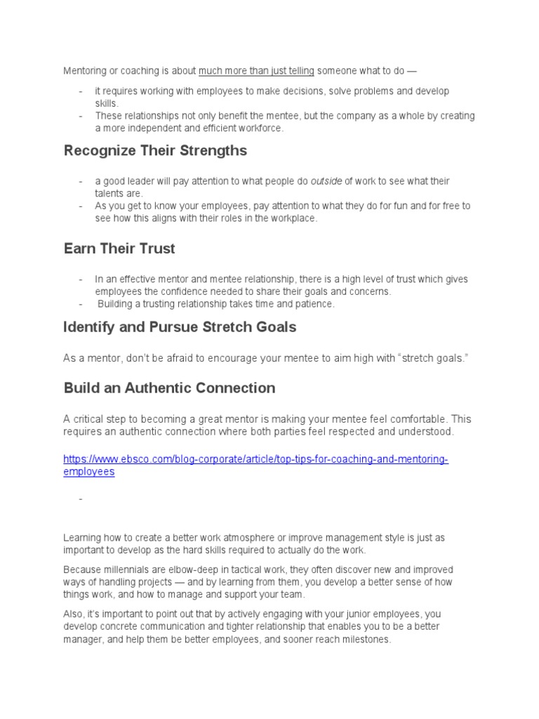 Effective Mentoring Strategies | PDF | Mentorship | Behavioural Sciences
