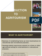 Module 1 - Intro To Agritourism