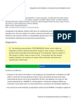 Diagnóstico do diabetes e rastreamento do diabetes tipo 2