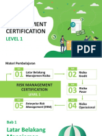 Risk Management Certification Level 1