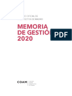 Memoria COAM 2020