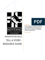 Tell A Story: Resource Guide: Presentation Skills