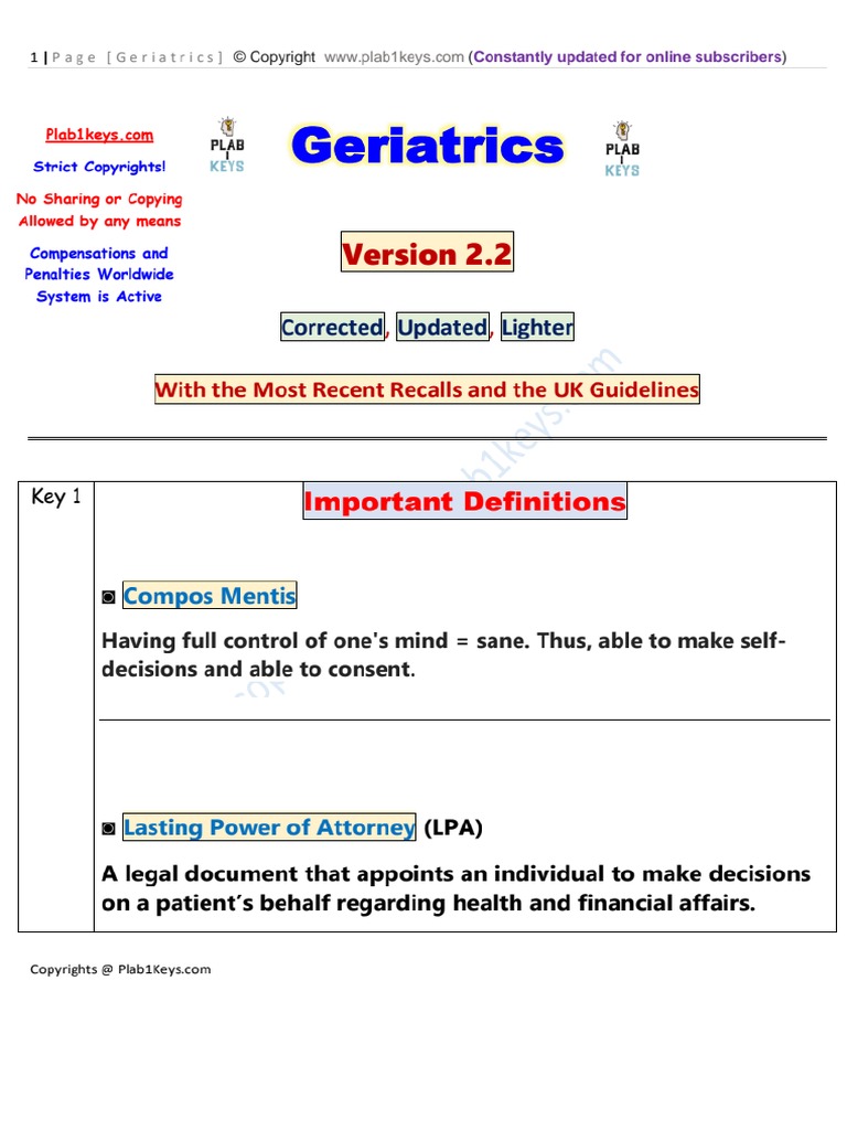 Geriatrics Pdf