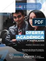 Oferta Académica Primer Periodo 2022 - Ingenio