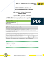 Tarea 1 Unidad 1 Componente Práctica y Experimentación Ética y Prot