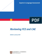 Reviewing FCE and CAE: Experts in Language Assessment