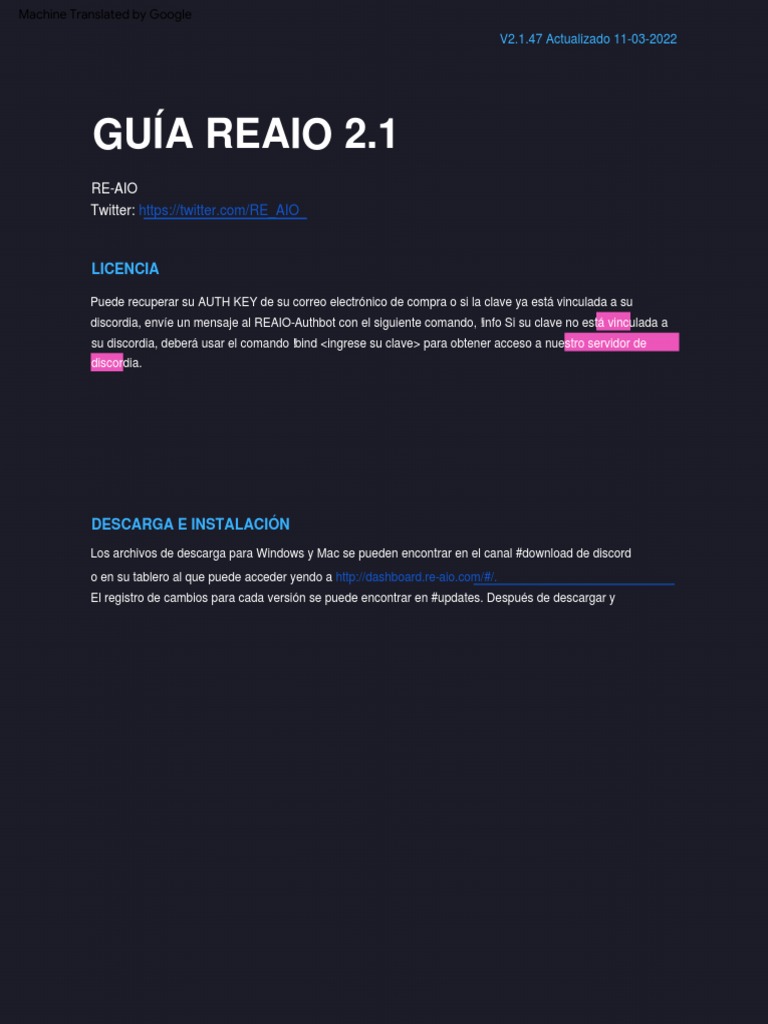 Guía de Uso de RE-AIO 2.1 | PDF | Servidor proxy | Cookie HTTP