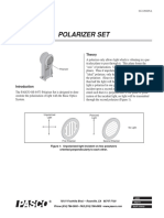 Polarizer Set: Instruction Sheet For The PASCO Model OS-8473
