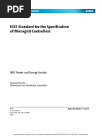 IEEE Standard For The Specification of Microgrid Controllers