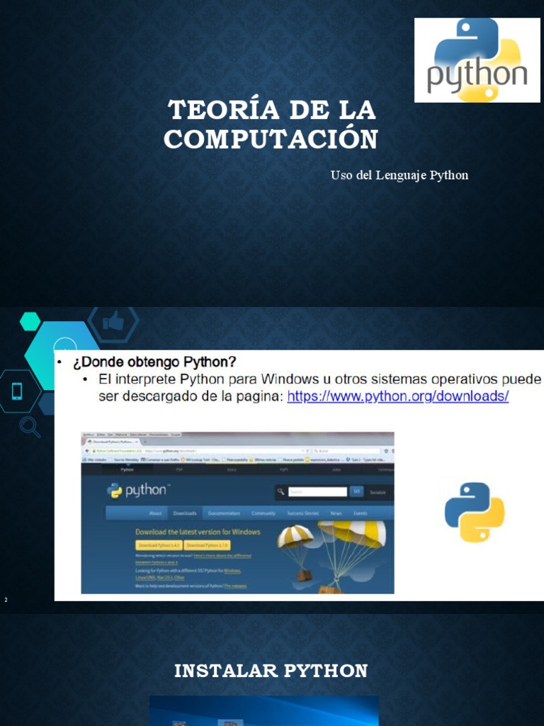 Teoría de La Computación: Uso Del Lenguaje Python | PDF | Python ...
