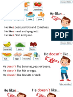 Food - Likes Dislikes Powerpoint