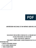 Trabajo #6 - Areas Curriculares y Horas Pedagogicas de La Ebr