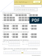 Vocabulaire Ordre Alphabetique Classeur D Ecole