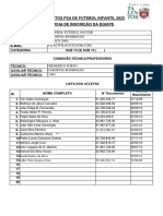 Ficha de Inscrição 7 COPA TALENTOS CATEGORIA SUB 13 15 (1) - Abcdpdf - PDF - para - Word