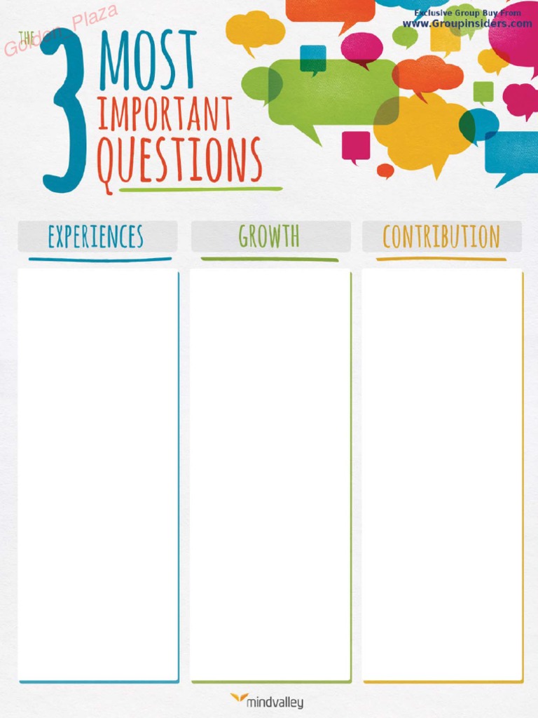 3 Most Important Questions | PDF