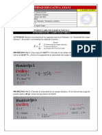 3ero FISICA - Res. No 2 - Intensidad de Campo Electrico