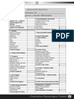 Hoja Del Taller de Finanzas