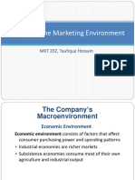 Analyzing The Marketing Environment: MKT 202, Taufique Hossain