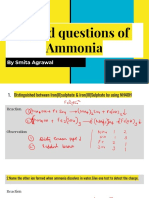 Board Questions of Ammonia - 5387806