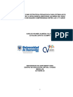 El Video Arte Como Estrategia Pedagogica para Estimular El Desarrollo de La Inteligencia Emocional en Niñas Del Nivel Preescolar Con Edades Comprendidas Entre Los 4 y 5 Años.