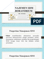 Materi 4. Manajemen SDM Laboratorium