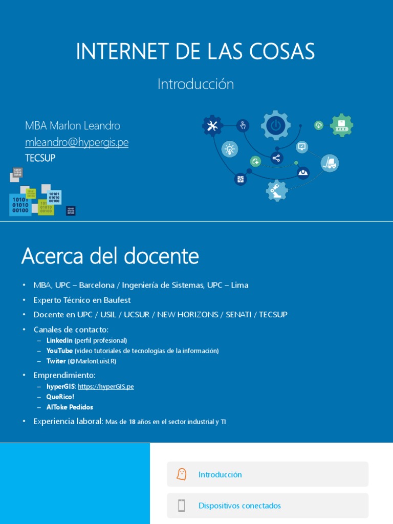 Introduccion A IOT | PDF | Internet de las Cosas | Internet