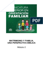 Matrimonio y Familia. Una Perspectiva Bíblica - Módulo 2