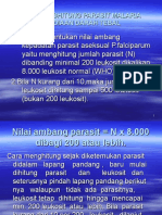 Cara Menghitung Parasit Malaria Disediaan Darah Tebal