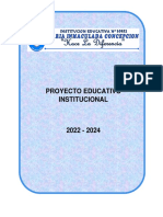 Proyecto educativo 2022-2024 Institución María Inmaculada