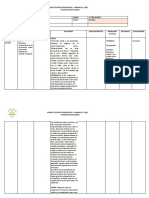 Planif LLJ Diaria 3° Año Lenguaje Marzo 2022