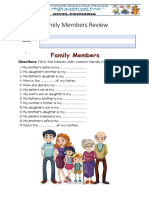 4th Class Family Members - Demonstrative Pronouns