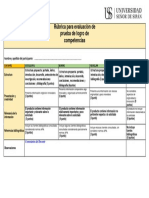 Rubrica - PLC