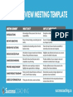 Executive Business Review Meeting Template