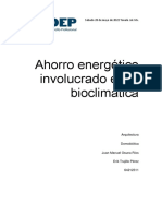 Ahorro Energetico Involucrado en La Bioclimatica