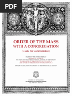 English Mass Commentator Guide | PDF | Mass (Liturgy) | God The Father