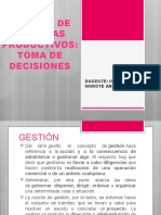 Gestion de Sistemas Productivos - Toma de Decisiones