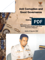 Anti Corruption and Good Governance: Oleh Dadang Solihin