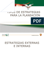 Estrategias en La Planeación