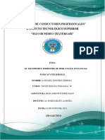 Realizar Un Ensayo Sobre El Transporte Terrestre de Mercancías, Sustancias Toxicas y Peligrosas