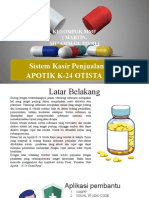 Sistem Kasir Penjualan Obat Apotik K-24 Otista Raya: Kelompok MMF (Martin, Mu'Ammar, Fikri)