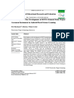 Journal of Educational Research and Evaluation: Fitri Handayani, Hartono, Wahyu Lestari