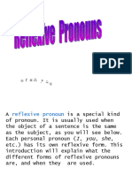 Reflexive Pronouns