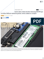 SSD Samsung SM Vs PM Diferenças