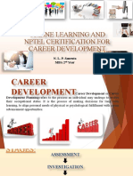 Online Learning and NPTEL Certification For Career Development